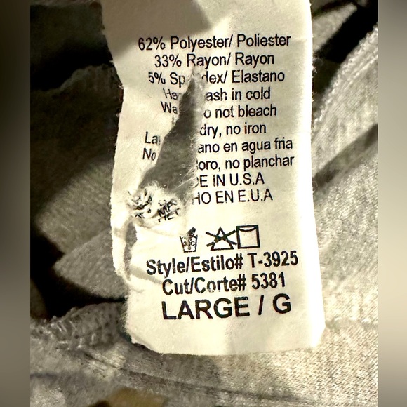 EUC 7th Ray Gray Cam Accent Hooded Long Sleeve Top - Picture 15 of 15